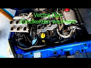 Opel Vectra C OPC / Signum / Insignia Zündkerzen / Zündspulen wechseln ( Z28NET ) 6 Zylinder