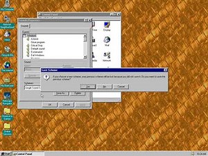 Windows 95 Control Panel & Games on MS Dos Mode