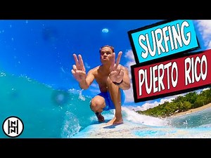 SURFING PUERTO RICO: RINCON'S EPIC WAVES AT DOMES!