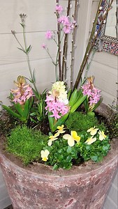 Spring is in Full Bloom! 🌸✨ Nothing says "welcome" like vibrant spring containers bursting with color! Brighten up your space with fresh seasonal blooms. 🌿🌷 #SpringContainers #SeasonalBeauty | 1 of A Kind Landscape and Maintenance - 1OAK