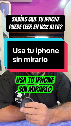 Sabías que tu iPhone puede leer en voz alta?#iphonevozalta #secretos #iphone #iphonesinmirarlo