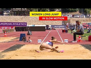 Women's Long Jump Events IN SLOW MOTION