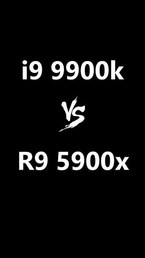 i9 9900k vs Ryzen 9 5900x