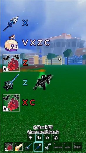 Dough Combo That Hits Hard | Dragon Trident #bloxfruits #roblox #bloxfruitscombo