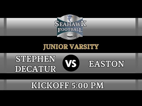 SDHS Boys JV Football vs Easton High School