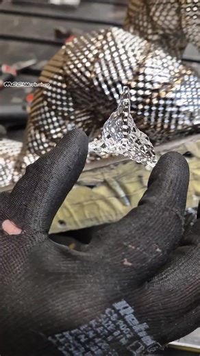 Michał Ciekański Custom on Instagram: "Heat shield insulation for manifold bmw turbo #welding #BMW #mpower #insulation #art #Prestige #manifold #exhaust"