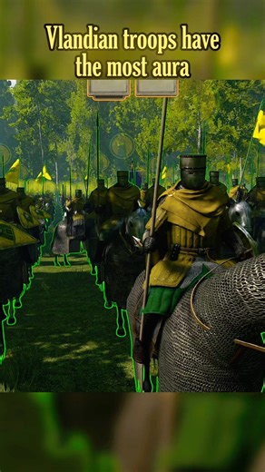 Banner Knight cavalry formations are beautiful 😍 #bannerlord #mods