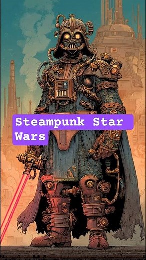 How Star Wars Would Look as Steampunk #StarWars #Steampunk #Transformation