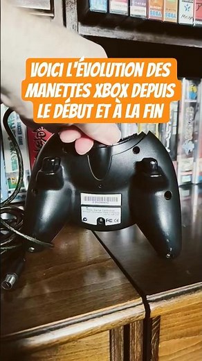 #best voici l'évolution des manettes Xbox #collection #xbox #jeuxvideo #shorts