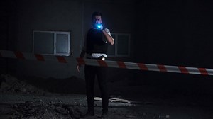 Police Officer With Flashlight Checking Stock Footage SBV-318193740 - Storyblocks