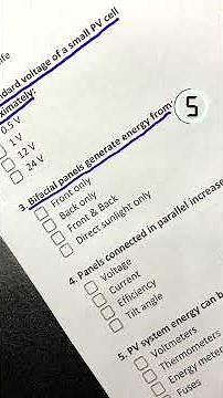 Solar PV Quiz: Test Your Solar Knowledge in 60 Seconds! #solarpv #solar #electrical #quiz #quiztime