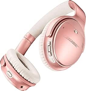 Bose QuietComfort 35 II Wireless Bluetooth Headphones, Noise-Cancelling, with Alexa Voice Control - Rose Gold
