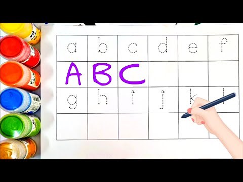 abc and 123 numbers learning