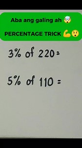 Percentage Trick na sobrang galing 💪🤯 #mathematics #learning #mathtricks | Mathtuto