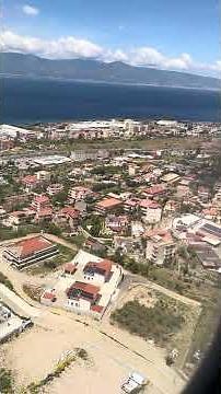 Flying to Reggio Calabria #southitaly #calabria #shorts
