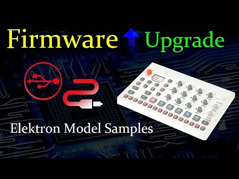 How to upgrade Elektron Model Samples to the latest firmware step by step