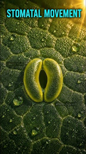 🌿 How do stomata open and close?