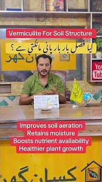 Vermiculite fertilizer is a lightweight, sterile mineral that expands when heated