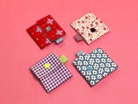 Kleingeldtäschchen nähen *Anleitung* - Nähen aus Stoffresten