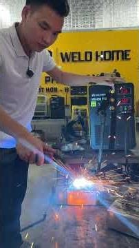 Instructions for adjusting the power and wire of the mig welding machine properly #mayhanweldhome...