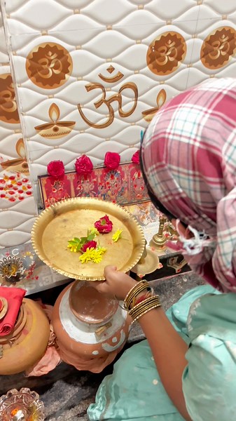 ￼ Pooja complete🙏#viral #family #shortvideo #minivlog #ytshorts