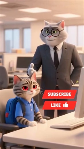 THE POOR CAT IS OFFENDED BY EVERYONE AND DOES NOT GIVE PEACE😩🥺 #cat #animation #kitten #cartoon