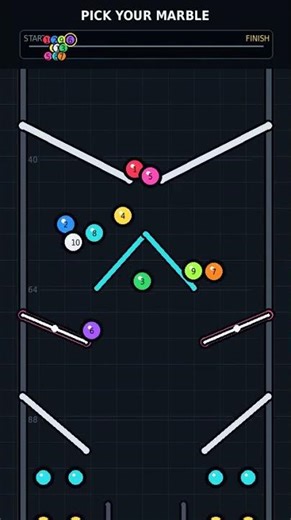 10 Marble Race: Spring Launchers #Shorts
