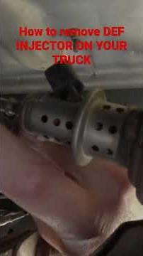 How to remove DEF INJECTOR on Ram Trucks #shorts