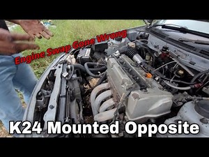 K24 Engine Mounted Opposite in a AWD Mitsubishi Galant