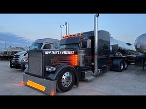 Truckin' In Nebraska Saw This Gorgeous Peterbilt Tanker! Prime Inc!