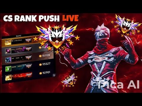 FF Live CS Rank Push With Random Players 💪💯 Something Missing