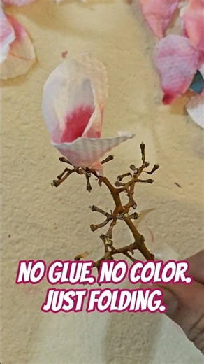 Paper Napkin Waste → Beautiful Flowers ♻️ Step by step tutorial