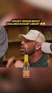 Would you eat this chicken nugget?😂FULL VID BELOW⬇️#hispanic #comedy #chicostoxicos #silentlibrary