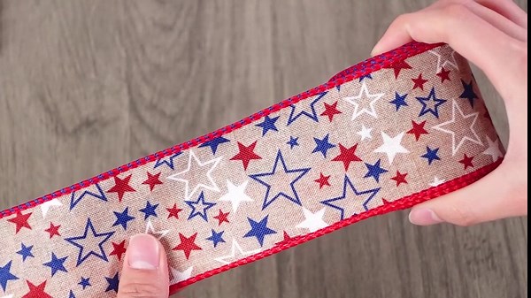 XunYee 3 Rolls Patriotic Ribbons American Flag Double Sided Star Striped Wired Ribbon Red White Blue Ribbons for Memorial Day 4th of July Independence 250th Anniversary Bow DIY Crafts 2.5 x 15 Yards
