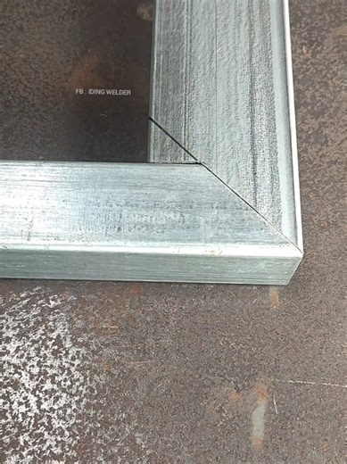 Amazing technique on cutting thin square tube metal. #welding #welder #metalwork #joinning #fabrication