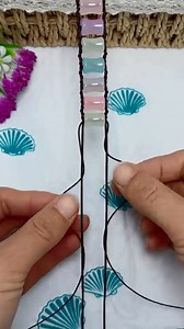 How to tie a pearl bracelet easily and simply #craft #crafts #diy | Diy Bracelet