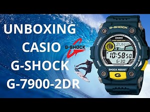 Unboxing - Reloj Casio G-Shock G 7900 2DR - Pez Azul - Mar