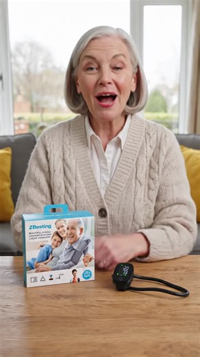 Easy for Seniors to Use Portable Rechargeable, Smart bracelet with LED display Accurate Home Measurement HD Digital Display Heart Rate Monitoring