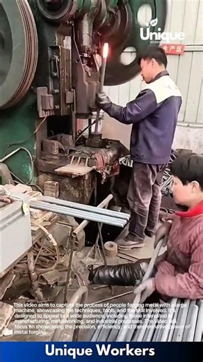 Metal forging machine: shaping steel with precision