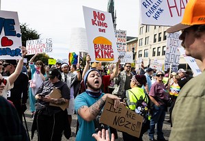 ‘No Kings’ protest arrives at Pa. Capitol, among thousands nationwide