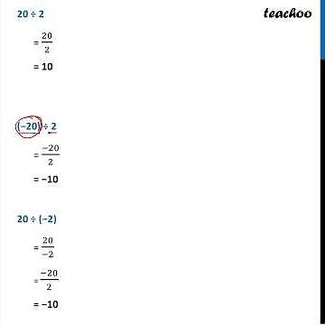 Chapter 2 Class 7 Maths - Ganita Prakash Part 2 - Topic 8 - Division of Integers (NCERT Questions)