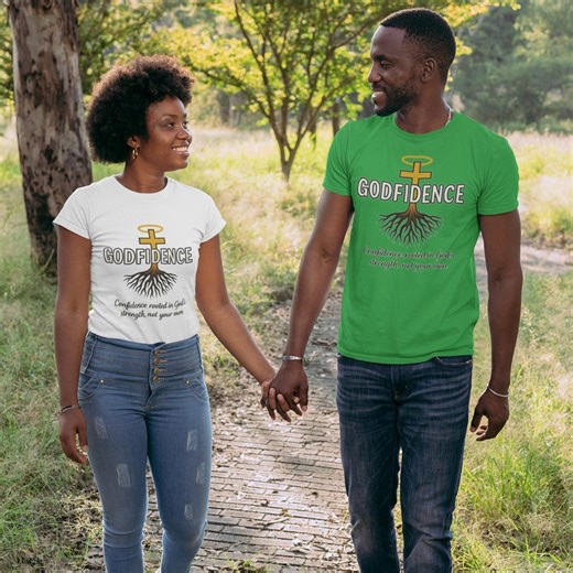 GODFIDENCE Christian Shirt, Faith Based Apparel, Inspirational Religious Hoodie - Etsy