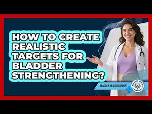 How To Create Realistic Targets For Bladder Strengthening?