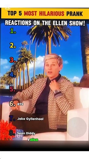 Most Hilarious Prank Top 5 Reactions onThe Ellen Show🤣 #EllenShow #funny #usa #sitcom #viral #viral
