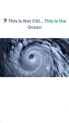 🌪️ This Is Not CGI… This Is the Ocean😳#shorts