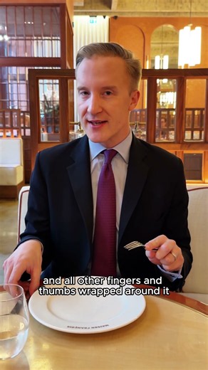 Remember to always hold by the shaft! #dining #etiquette #williamhanson