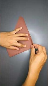 How to fold an easy origami envelope