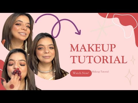 Pink Glam Makeup Tutorial 💕 Soft & Glowy Look | Step by Step Guide