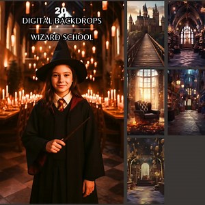 20 Wizard School Backdrops Digital Bundle Magical Castle Backgrounds Wedding Photography Engagement Backdrop Cosplay Download - Etsy
