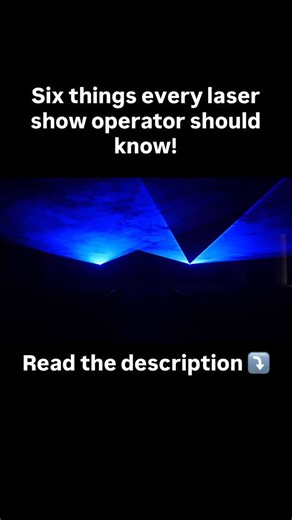 💡 6 Guidelines for Every Laser Show Operator: 1. Know Your Power. Always measure and document output — control your beams before they control you. 2. Respect the Audience Zone. No direct eye exposure, ever. Safety distances aren’t optional — they’re sacred. 3. Check Your Angles. Mirror bounce, reflections, and glass surfaces can turn a masterpiece into a hazard. 4. Lock It Before You Launch It. Safety interlocks, shutters, and keys exist for a reason. Use them — every time. 5. Trust the Law, No